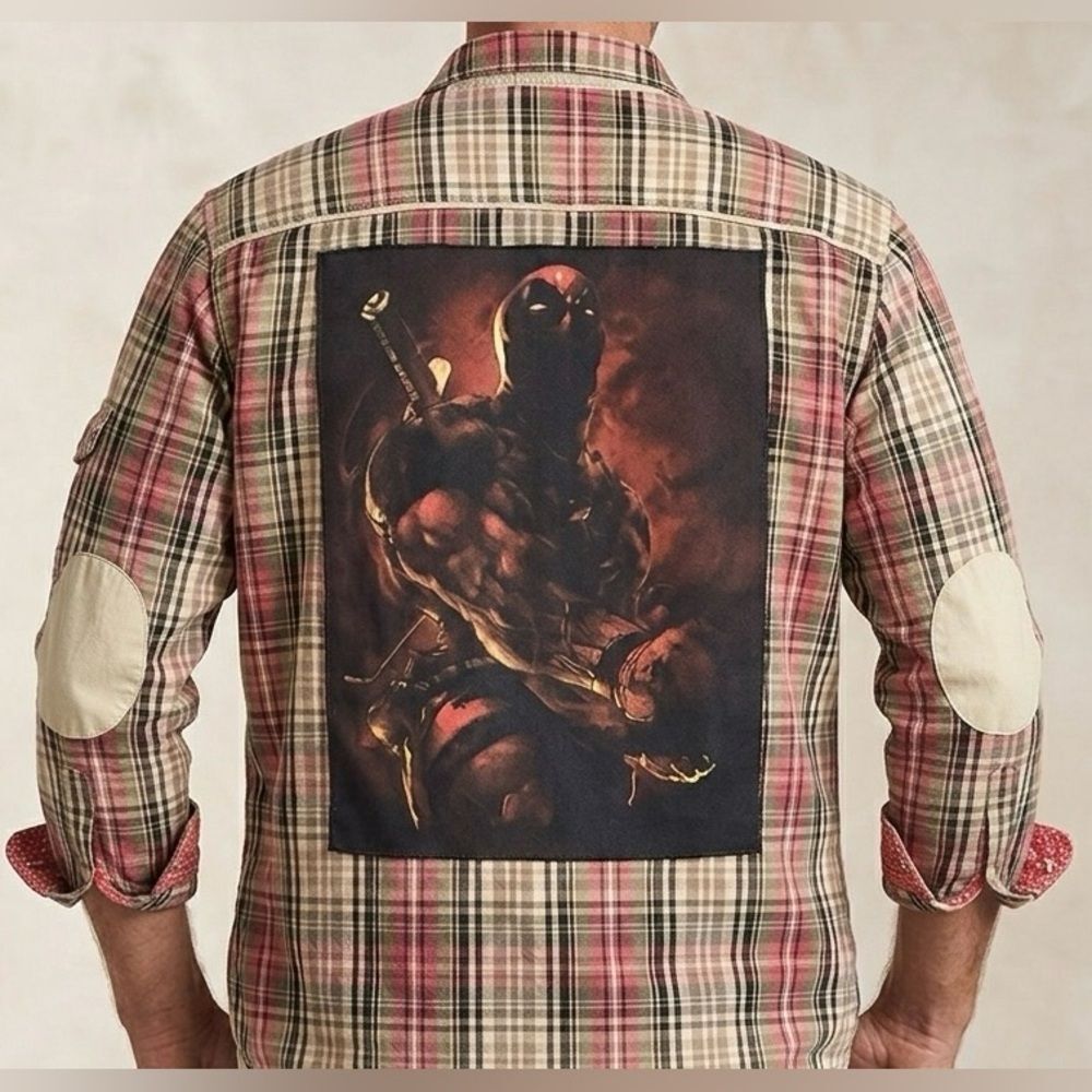 Locked & Loaded Parish Nation Men's Casual Plaid Button-Down Shirt 100 % Cotton